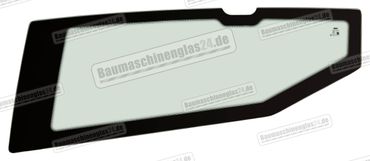 Volvo EC140E bis EC950E / EC380HR / EC480EHR (2014 ONWARDS) & EC950F (2020 ONWARDS) - Türscheibe - Unten