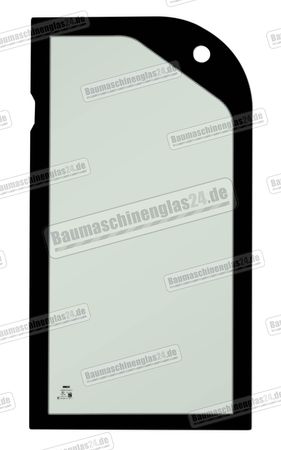 JCB 15C-1/16C-1/18Z-1/19C-1 (2017 ONWARDS) - Seite hinten Türscheibe