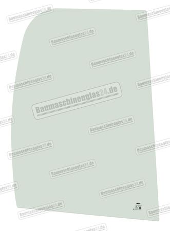 Terex TC 16 / TC20 / TC 25 Minibagger Bj. 2006-2013 - Schiebefenster rechts hinten