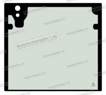 VOLVO ECR35D / ECR40D / ECR50D - Frontscheibe oben