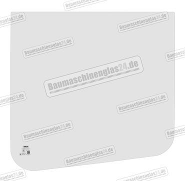 Zettelmeyer 502 / 602 B&C - Türscheibe unten L
