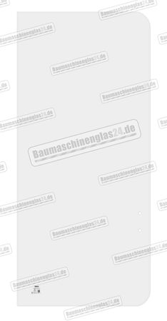Liebherr 722 LITRONIC DOZER Bj. 1992 - Seitenscheibe R vorn