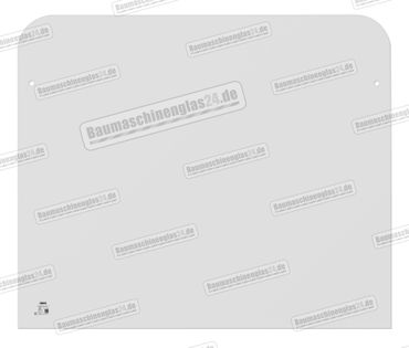 Schaeff HR 02 - Frontscheibe oben lose (WESTBERGA)