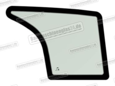 Kubota KX014-4 / KX015-4 / KX016-4 / KX018-4 / KX019-4 MINI EXCAVATOR - Seitenscheibe R unten
