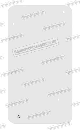 Liebherr L506 1990 - 1994 - Seitenscheibe rechts vorn (Option)