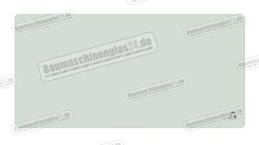 Caterpillar M314F - M322F - Frontscheibe unten