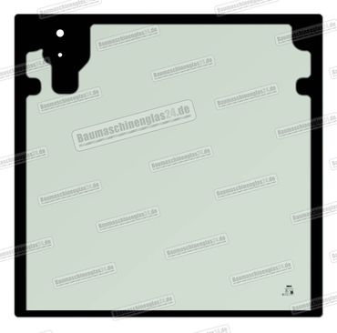 Volvo EC15C-EC20 C/D + EC15E-EC20E  - Frontscheibe oben