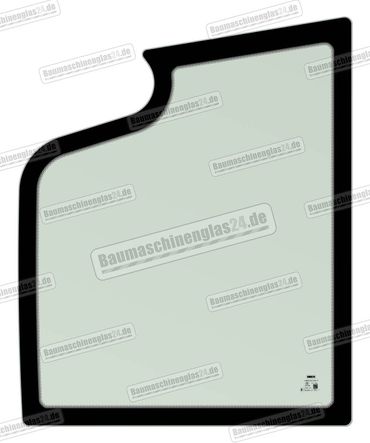 Volvo EC15C - EC20 C (2009-2015) / D (2015-2018) EC15E - EC20E  (ONWARDS 2018)  - Türscheibe unten
