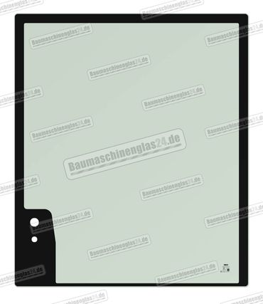 JCB 65R-1/67C-1/85Z-1/86C-1/90Z-1/100C-1 - Frontscheibe oben (High Impact Protection Film)