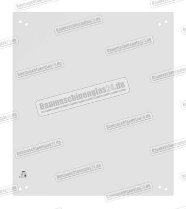 Kubota KX61-2 / KX61-2 APLHA / KX71-2 / KX71-2 ALPHA / KX91-2 / KX121-2 / KX161-2 MINI EXCAVATOR - Frontscheibe oben