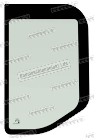 Volvo ECR58/88 EXCAVATOR - Seite hinten Türscheibe