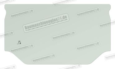 Takeuchi TB 260 - Frontscheibe unten (Ser.Nr.: 126000002-126000845)