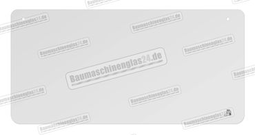 Volvo EC35/45 MINI EXCAVATOR - Frontscheibe unten