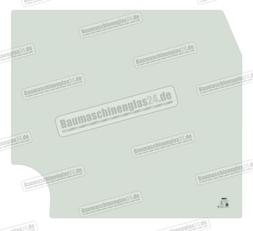Volvo ECR88 Plus - Frontscheibe oben
