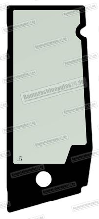Takeuchi TB230 / TB240 - Seitenscheibe L hinter der Tür