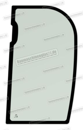 Jcb 8025ZTS/8030ZTS/8035ZTS MINI EXCAVATOR - Seite hinten Türscheibe