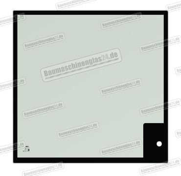 Hitachi ZX22U / ZX27U / ZX30U / ZX50U-2 MINI EXCAVATOR ZX29U-3 / ZX33U-3 / ZX38-3 / ZX48U-3 / ZX52U-3  - Frontscheibe oben