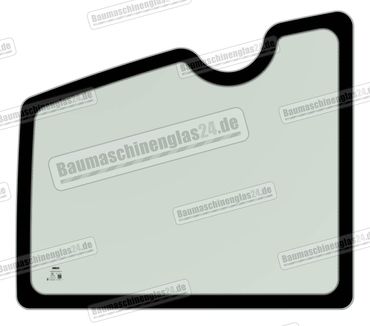 Volvo EC55C MINI EXCAVATOR - Türscheibe unten