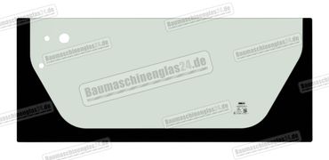 Bobcat E25/E26/32/E32I/E35/E35I/E42/E45/E50/E55(2010-2018) - Frontscheibe unten