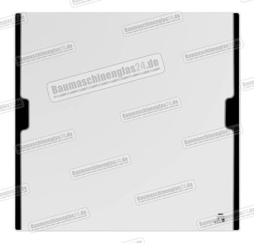 JCB 802.7 bis 8060 (803+) MINI EX...- Frontscheibe oben