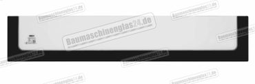 Caterpillar 301.5 - 304.5 Mini Excavator Serie 2 - Heckscheibe unten (K)