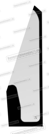 Caterpillar 902 / 906 / 908 - Frontscheibe - 1/4 - NUR LINKS (B)