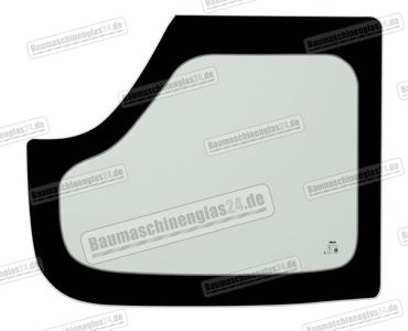 Kobelco E70SR E80SR E115SR E135SR E200SR E235SR EXCAVATOR - Türscheibe unten