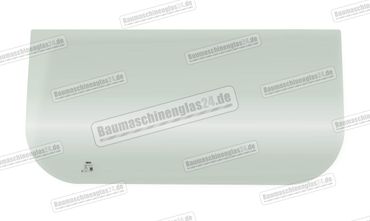 Doosan Daewoo DX 140W/210W/300/340/420/480/520 EXCAVATOR (2007-2013) - Frontscheibe unten