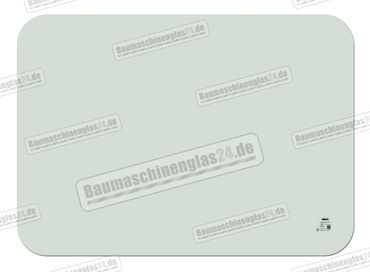 Case CX130 / 160 / 180 / 210 / 230 / 240 / 290 B EXCAVATOR - Heckscheibe