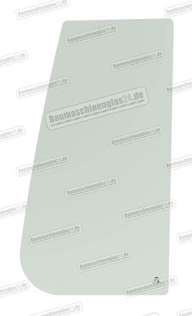 Caterpillar 307 E  / 307 E2 / 308 ECR / 308 E2CR - Türscheibe oben - vorn fest