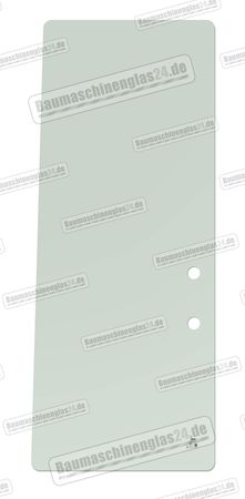 Caterpillar 307 E  / 307 E2 / 308 ECR / 308 E2CR - Türscheibe oben - hinten schiebbar