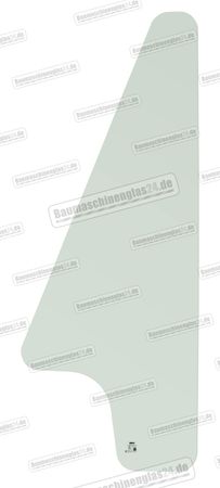 Caterpillar 950K/L/M/MZ - 962K/L/M/MZ - 966K/L/M/MXE 972K/L/M/MXE - 980K/L/M - 982M (2012-2014) - Frontscheibe 1/3 rechts
