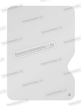 Hitachi ZAXIS ZX110 3/ZX120 3/ZX160 3/ZX210 3/ZX250 3/ZX280 3/ZX350 3 EXCAVATOR ZAXIS ZX170W 3/ZX190W 3  - Frontscheibe oben (HD-Kabine)