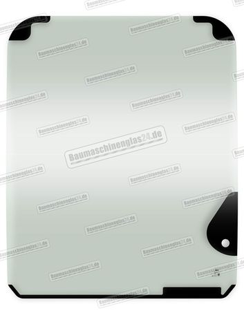 Hitachi ZX85US-5 / ZX135US-5 / ZX225US-5 - Frontscheibe oben