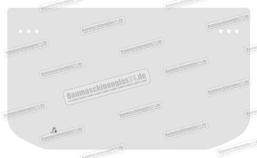 Komatsu PC20R-8 PC27R-8 PC35R-8 PC45R-8 EXCAVATOR - Frontscheibe unten