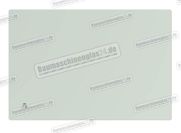 Hitachi ZX22U / ZX27U / ZX30U / ZX50U-2 MINI EXCAVATOR ZX29U-3 / ZX33U-3 / ZX38-3 / ZX48U-3 / ZX52U-3  - Frontscheibe - Unten (B)
