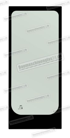 Hitachi ZX22U / ZX27U / ZX30U / ZX50U-2 MINI EXCAVATOR ZX29U-3 / ZX33U-3 / ZX38-3 / ZX48U-3 / ZX52U-3 - Heckscheibe (J)