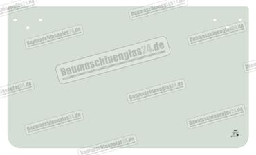 Takeuchi TCR50 DUMPTRUCK - Frontscheibe unten