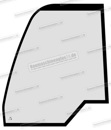 Holder C200/C300 - Türscheibe links für VCI-CAB