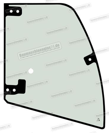 Liebherr L504/L506/L508 Compact NEW Generation 8 - Türscheibe rechts