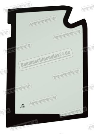 Jcb 65R 1/67C 1/85Z 1/86C 1/90Z 1/100C 1 -  Seite hinten Türscheibe