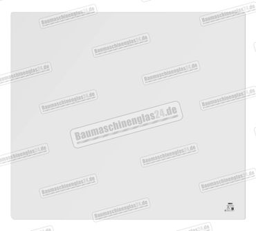 Jcb 8014 TO 8040 MINI EXCAVATOR (BONDED CAB) bis Bj.05 -  Frontscheibe - oben (A)