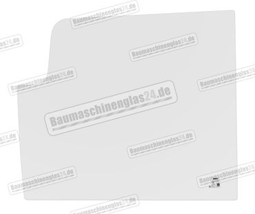 Jcb 8014 TO 8040 MINI EXCAVATOR (BONDED CAB) bis Bj.05 -  Türscheibe - Unten (C)