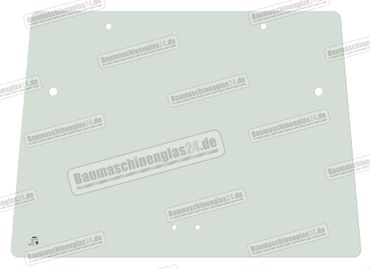 Kubota STV32 / STV36 / STV40 (2004-2014) ST30Alpha / ST35Alpha - Heckscheibe