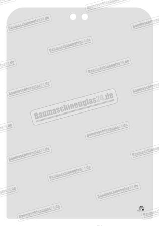 Liebherr LITRONIC EXCAVATOR - Frontscheibe oben - MODEL 900