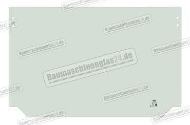 Volvo ECR50F / ECR58F - Frontscheibe unten