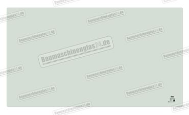 Terex TC 16 / TC20 / TC 25 Minibagger Bj. 2006-2013 - Frontscheibe unten ( BK43 )