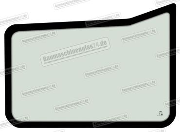 Kubota U50-5 / U56-5 , 2020-... KX060-5 , 2020-... - Türscheibe unten KX060-5