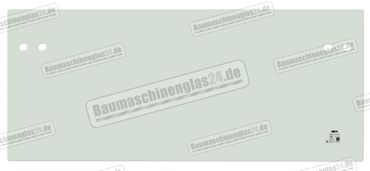 Yanmar VIO 80-1A - Frontscheibe unten