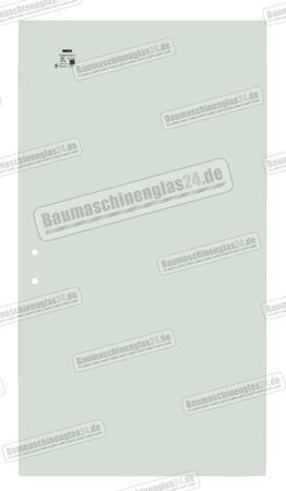 Komatsu PC18MR-3 / PC22MR-3 / PC26MR-3 - Schiebefenster rechts hinten